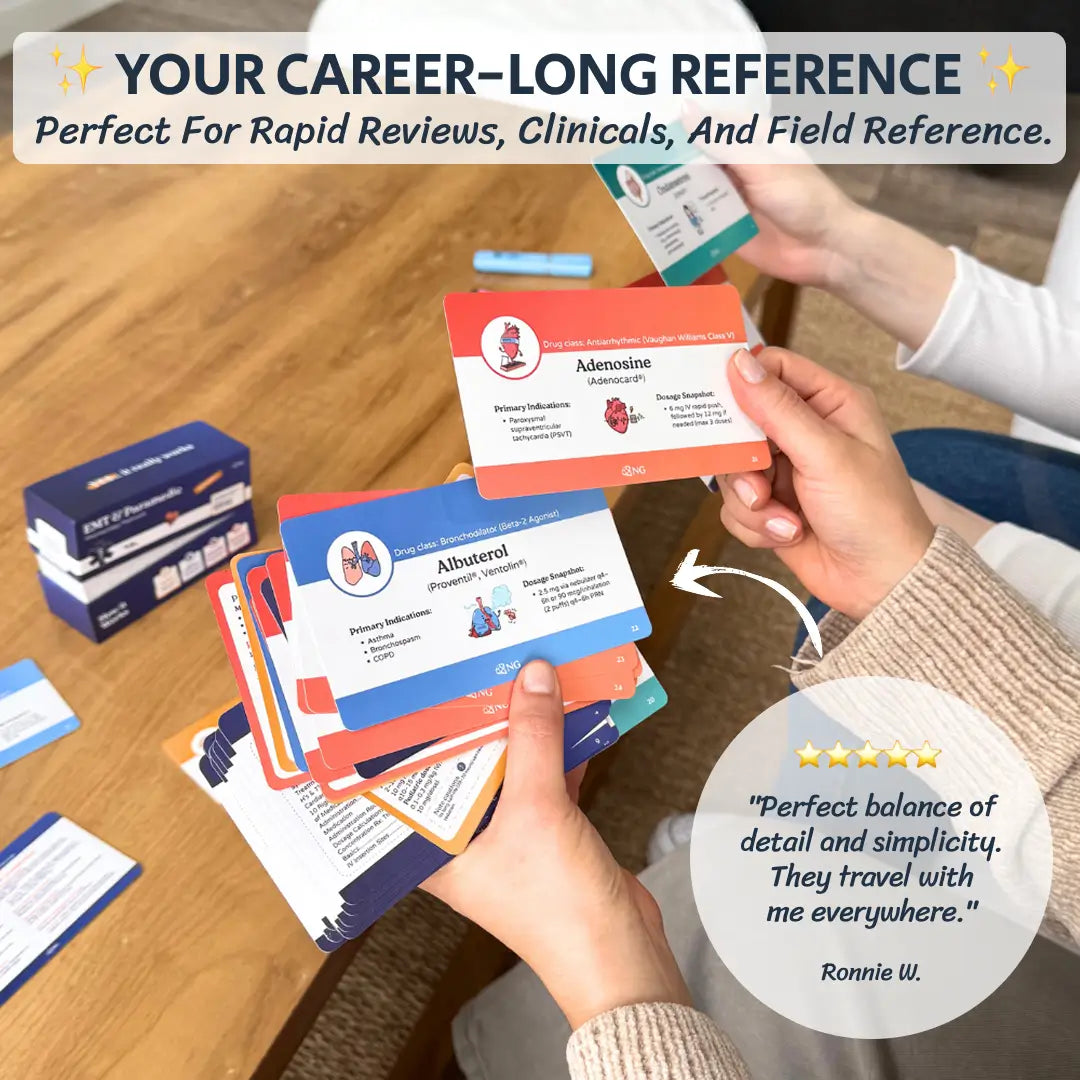 Pharmacology Flashcards - Paramedic & EMS Success Flashcards