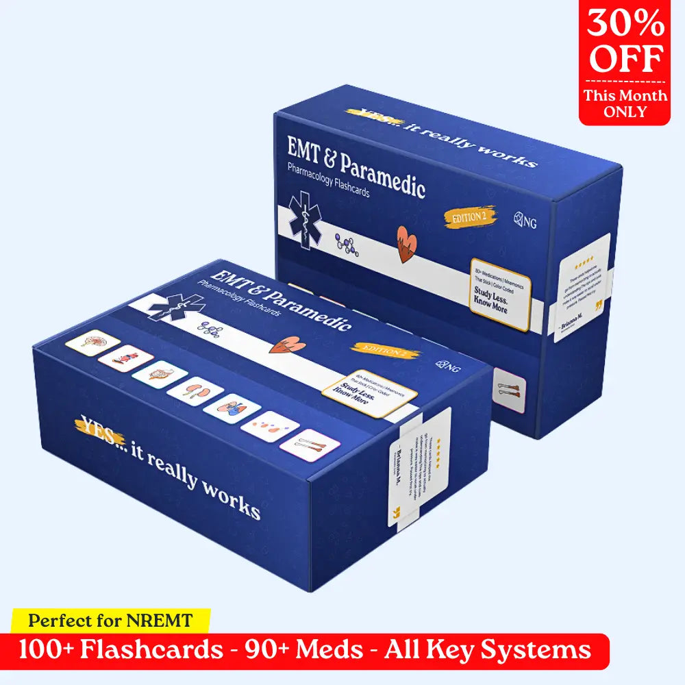 Pharmacology Flashcards - Paramedic & EMS Success Flashcards