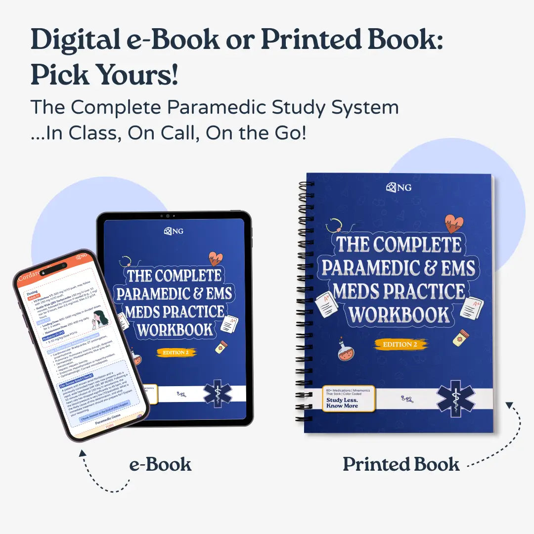 The Complete Paramedic & EMS Meds Practice Workbook