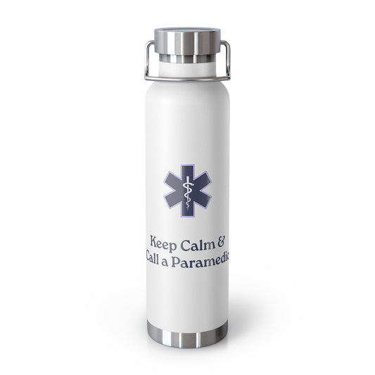 Paramedic Inspired Vacuum Insulated Water Bottle, Keep Calm & Call a Paramedic, Gifts for First Responders, Hospital Staff, [...]