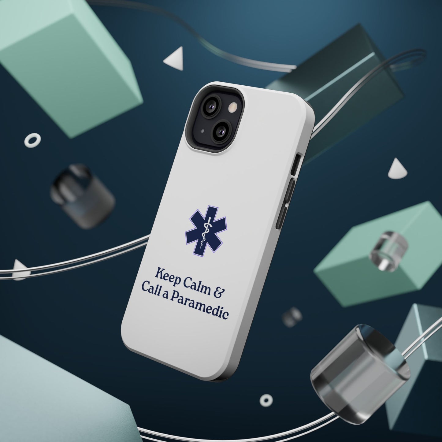 Magnetic Phone Case - Keep Calm & Call a Paramedic
