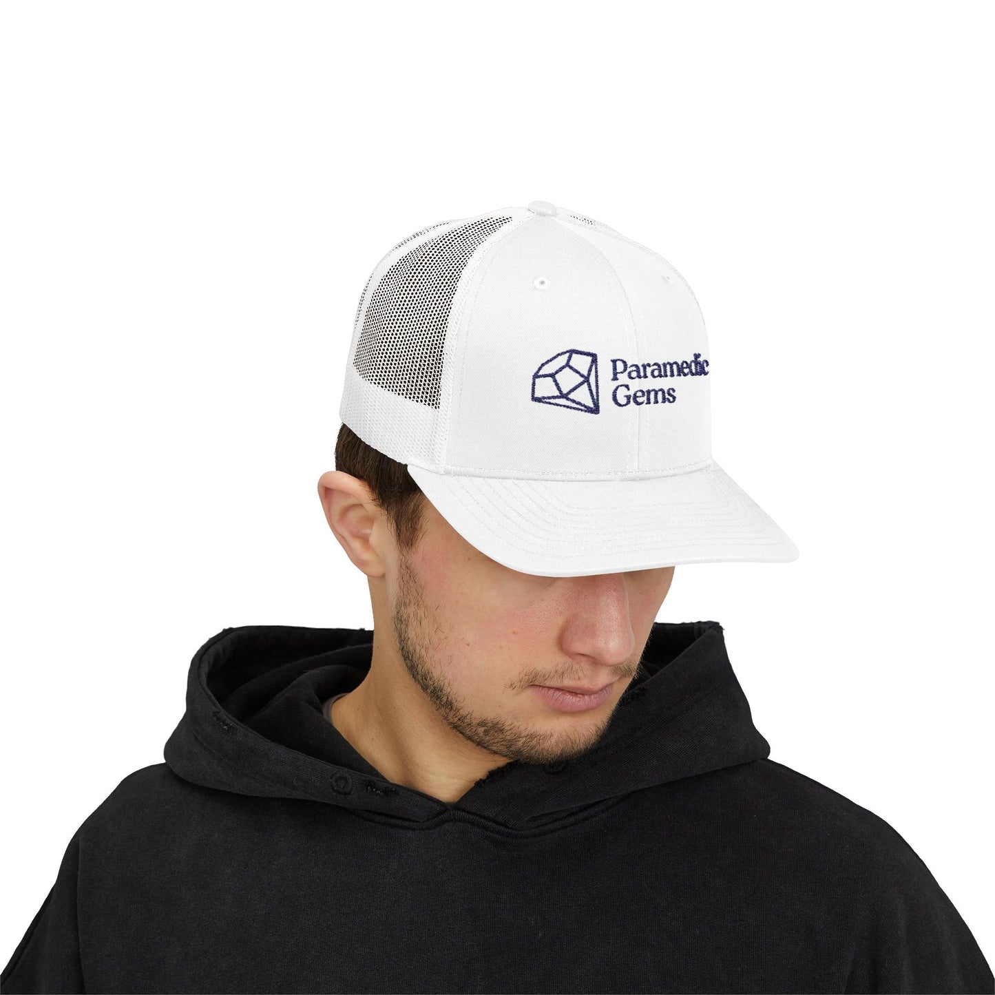 Stylish Snapback Trucker Cap | Paramedic Gems | Adjustable Hat for Outdoor Adventures, Casual Wear, Gifting
