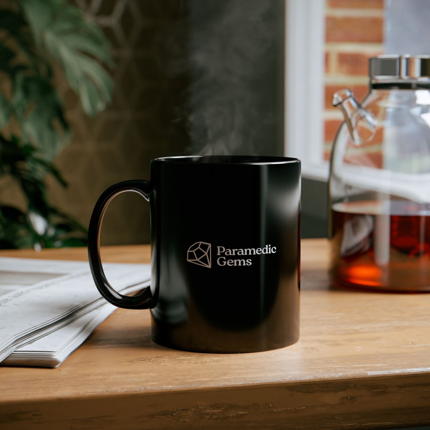Black Coffee Mug