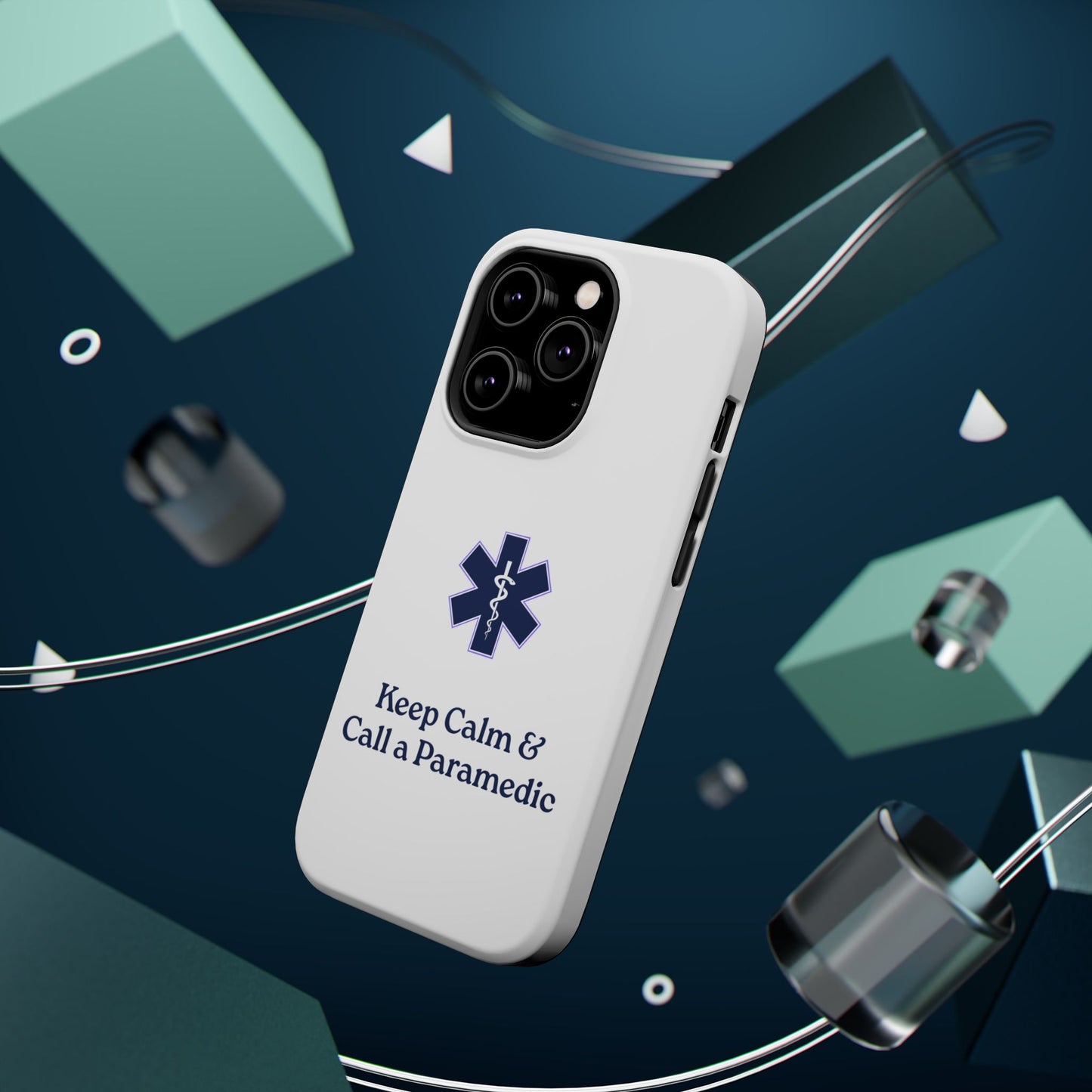 Magnetic Phone Case - Keep Calm & Call a Paramedic