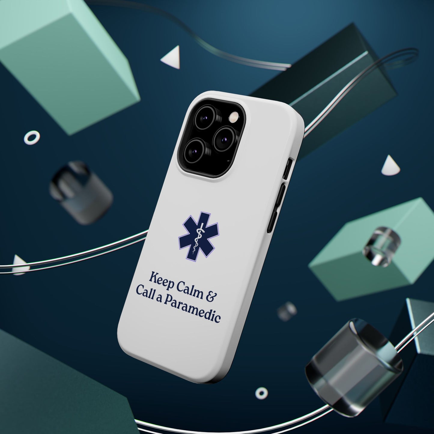 Magnetic Phone Case - Keep Calm & Call a Paramedic